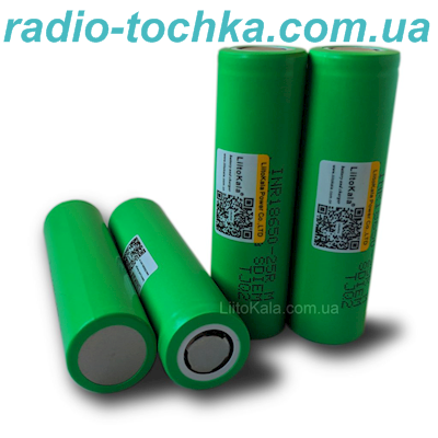 18650 3.7V 2500mAh акумулятор LiitoKala Lii-25R 15А (20A)