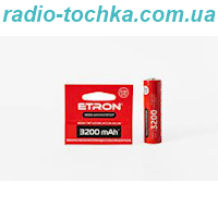 18650 3.7V 3200mAh аккумулятор ETRON вбудований захист