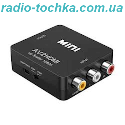 Адаптер-конвертер гн.RCA video + audio in гн.HDMI