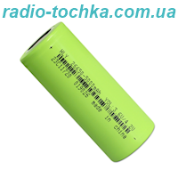 Акумулятор Li-ion HLY INR26650 5000mAh 3.6V без захисту, з виступаючим плюсовим контактом