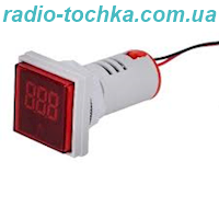 Амперметр щитовий AD16-22FCA (AD16-22FSA) Red 0-100A