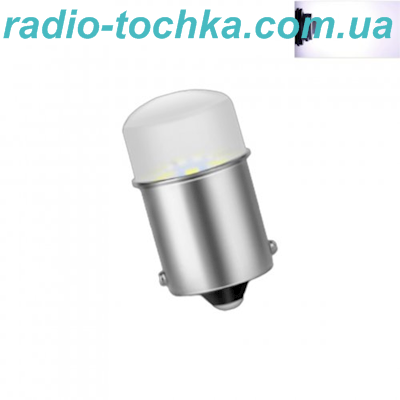 Автолампа GS 1156-4014-9SMD 24V одноконтактная белая (аналог лампы R5W/R10W/P21W)