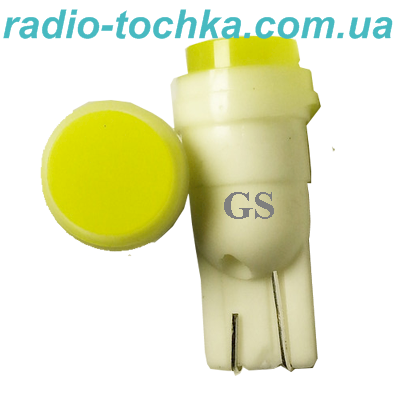 Автолампа GS T10-1SMD 12V Ceramic White
