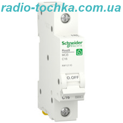 Автоматичний вимикач 6kA 1P 20A C, Resi9 Schneider Electric R9F12120