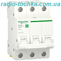 Автоматичний вимикач 6kA 3P 10A C, Resi9 Schneider Electric R9F12310