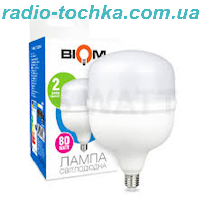 BIOM HP-2-80-6 T160 80W E27 6500К