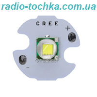 Cree 6500K 1-3W світлодіод (плата 12mm)