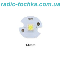 Cree 6500K 1-3W світлодіод плата 14mm