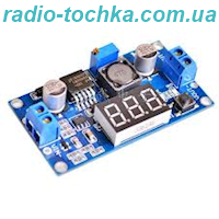 DC/DC понижуючий імпульсний in 4.2-40V out 1.25-35V 3A 65kHz (на LM2596) з вмонтованим вольтметром