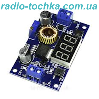 DC/DC понижуючий імпульсний (XL4015) in 8-36V out 1.25-32V 5A LED
