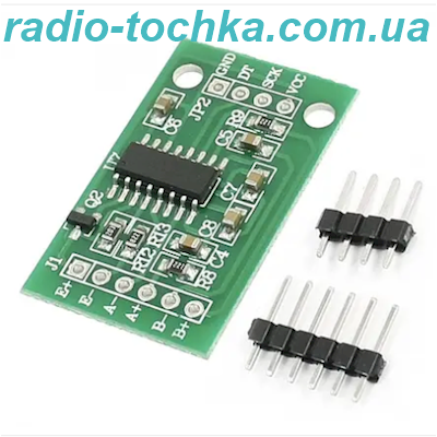 Двоканальний модуль датчиків ваги (тензодатчиків) HX711