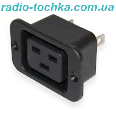 Гніздо мережеве AC-06a (C19) монтажне на корпус