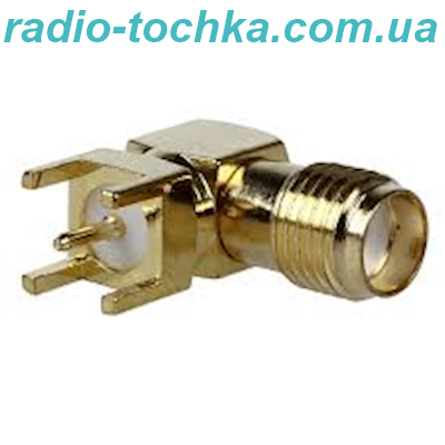 Гніздо SMA-KWE кутове на плату 90*