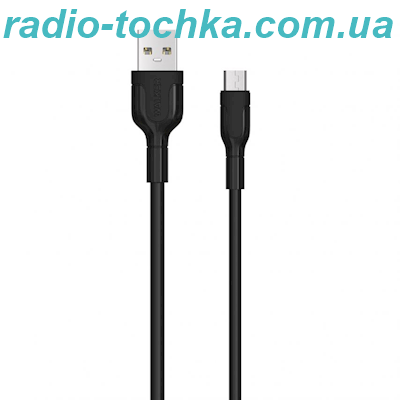 Кабель USB WALKER C350 Micro black