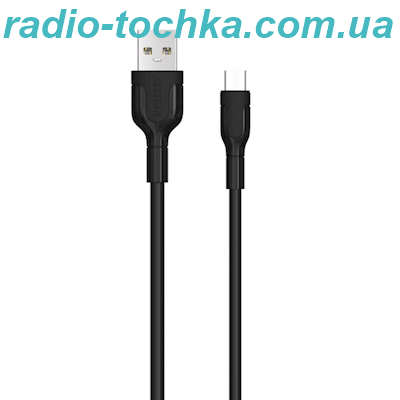 Кабель USB WALKER C350 Type-C black