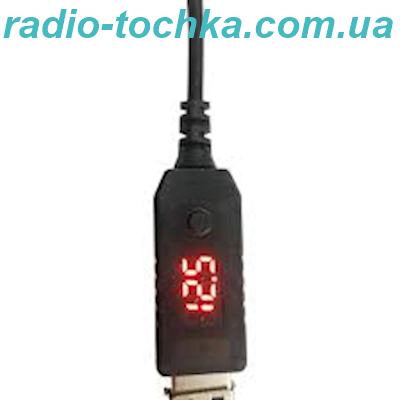 Кабель живлення з перетворювачем DC5-DC5V/9V/12V USB-5.5 1A 90см
