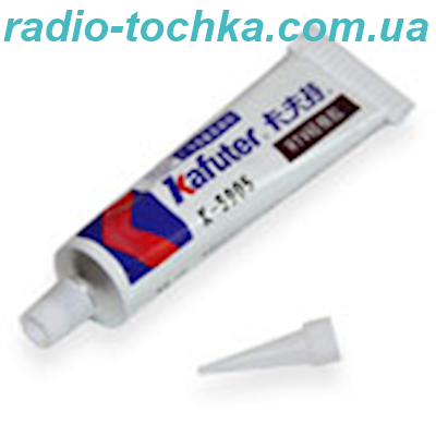 Клей-герметик силіконовий Kafuter K-5905 RTV 45г /напівпрозорий/