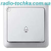 Кнопка дзвінка VIOLA біла