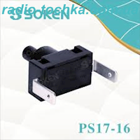 Кнопка SOKEN PS17-16 16A 250V к пылесосу