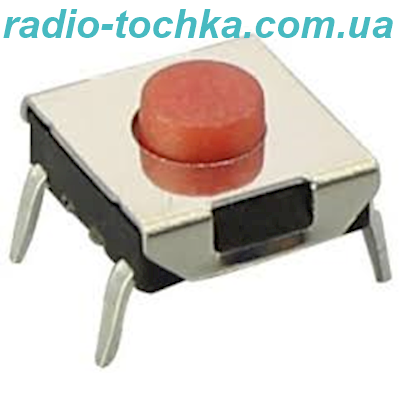 Кнопка тактова 6x6 h3.5 4pin KFC-004E