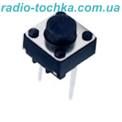 Кнопка тактова 6x6 h6.5 2pin (TS102)