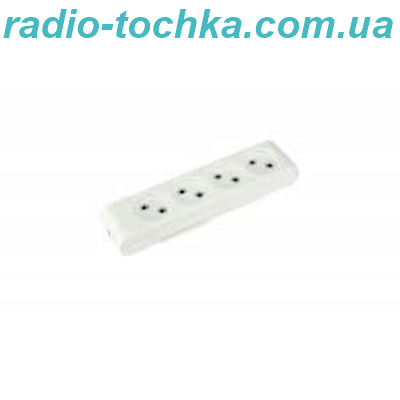 Колодка 4 гнізда без з/к 10A HOROZ