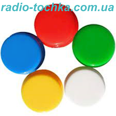 Ковпачок кольоровий (до тактової кнопки 75-4) ф12 h3