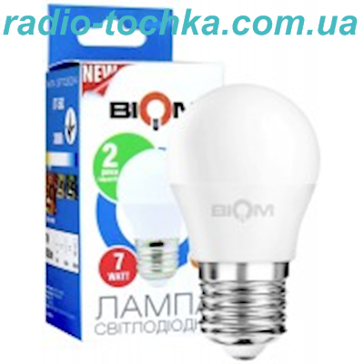 Лампа Biom Led BT-564 E27 G45 7W 4500K