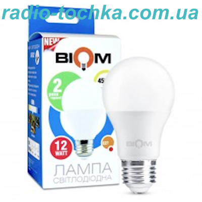 Лампа  Biom Led BT512 A60 E27 12W  4500K