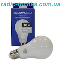 Лампа Global LED A60 10W 4100K 220V E27 (264) MAXUS
