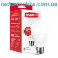 Лампа LED 10W 220V E27 (561) 3000K MAXUS