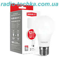 Лампа LED 12W 220V E27 (563) 3000K MAXUS