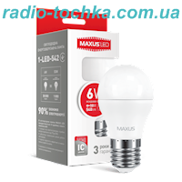 Лампа LED 6W 220V E27(542) MAXUS