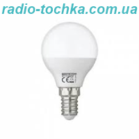 Лампа LED E14 8W 3000K (куля)