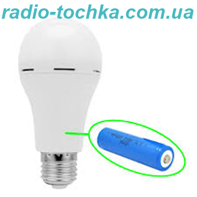 Лампа LED з акумулятором OKGO FA-6915 E27 (15W/1х18650)