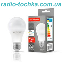 Лампа TITANUM LED E27 E27 10W 4100K 12V