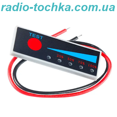 LED індикатор заряду/розряду li-ion/Li-pol акумуляторів 3S 12.6V
