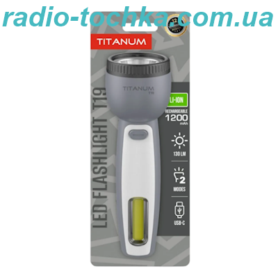 Лiхтар портативний TITANUM LED TLF-T19BL 130Lm 10000K