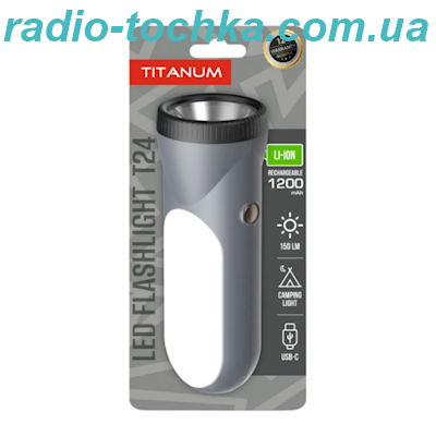 Лiхтар портативний TITANUM LED TLF-T24BL 150Lm 10000K