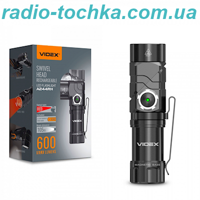 Лiхтар портативнийVidex VLF-A244RH 600Lm 5000K