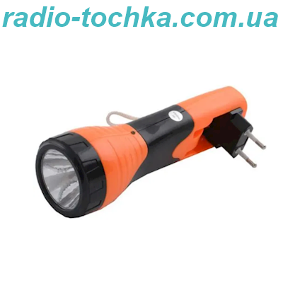 Ліхтар ручний ASK-209-1LED вбудов.акумулятор
