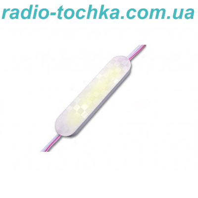 Модуль білий  2.4W СОВ 12V 6000K IP65