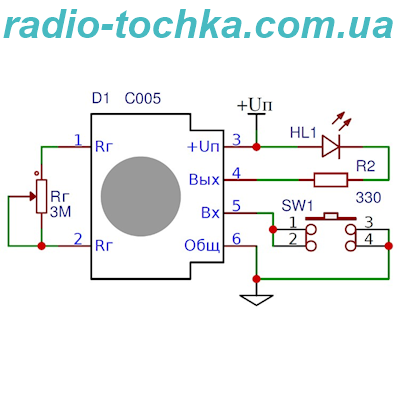 Модуль таймера затримки часу 2с-1000ч C005