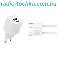 МЗП (адаптер) XO L147 PD_20W / QC3.0_18W + шнур шт.Type-С x шт.Type-С
