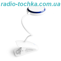 Настільна LED лампа T07 400mAh 6000K white/blue