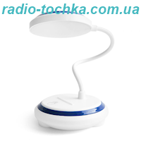 Настільна LED лампа T08 400mAh 6000K white/blue