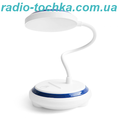 Настільна LED лампа T08 400mAh 6000K white/blue