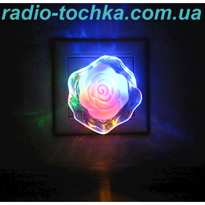 Ночник LED VARGO Роза , блистер RGB