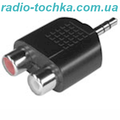 Перехiдник шт.3.5 х 2гн.RCA COLD