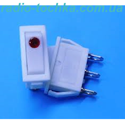 Переключатель 15A 250V белый